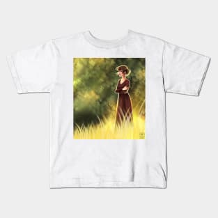 Lizzie in the Fields Kids T-Shirt